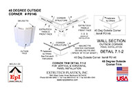 45 Degree Outside Corner Details